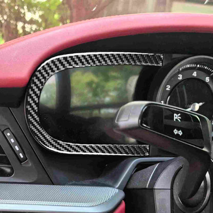 Carbon Fiber Speedometer Frame Trim for Porsche 911 992 2019-2023
