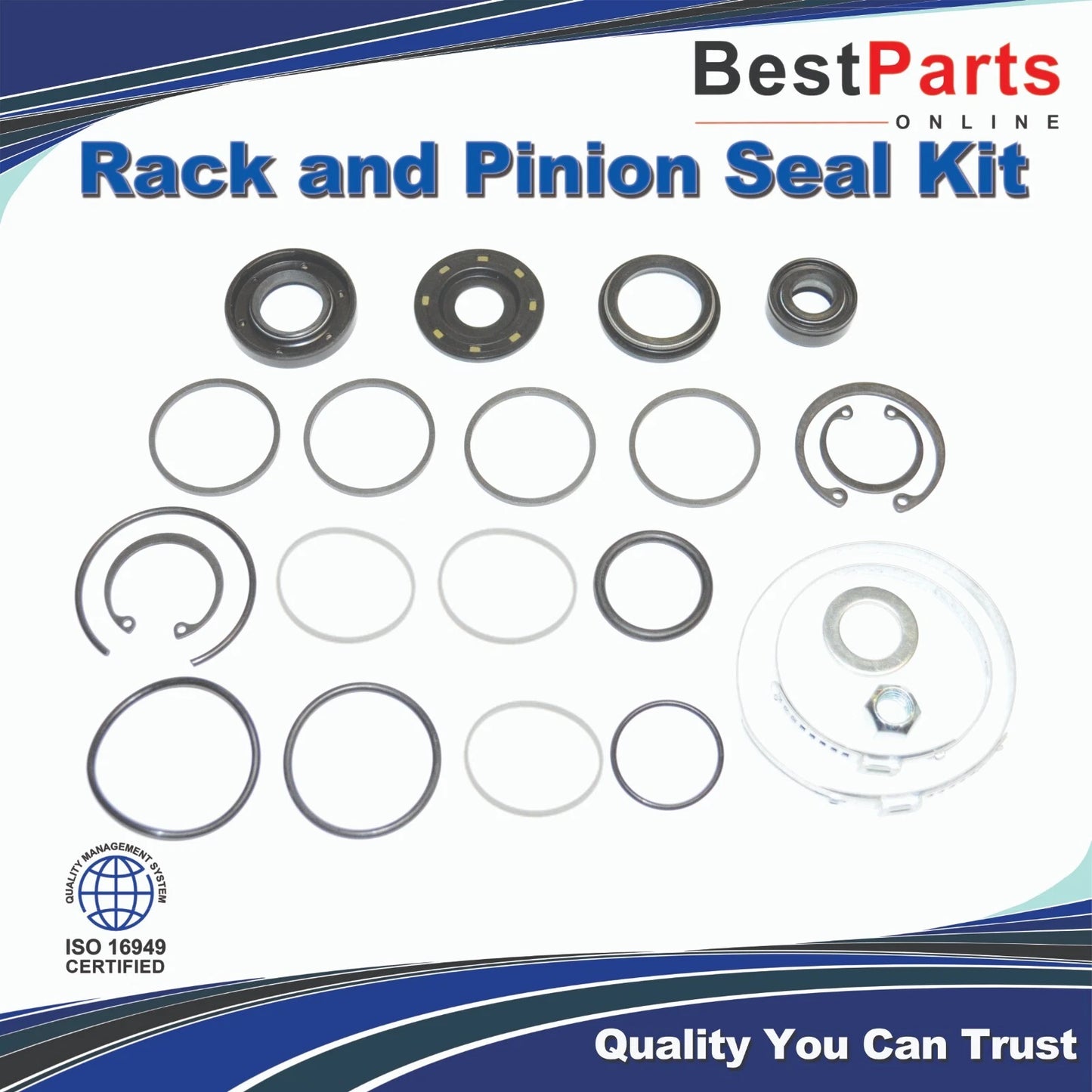 Seal Kit Power Steering Rack and Pinion for Pontiac Grand Am (1985–1986)