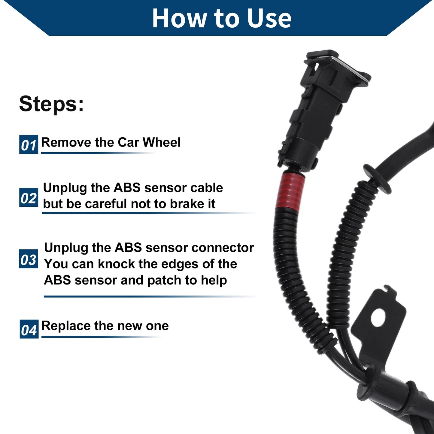 ABS Wheel Speed Sensor for Kia Soul (2010-2013)