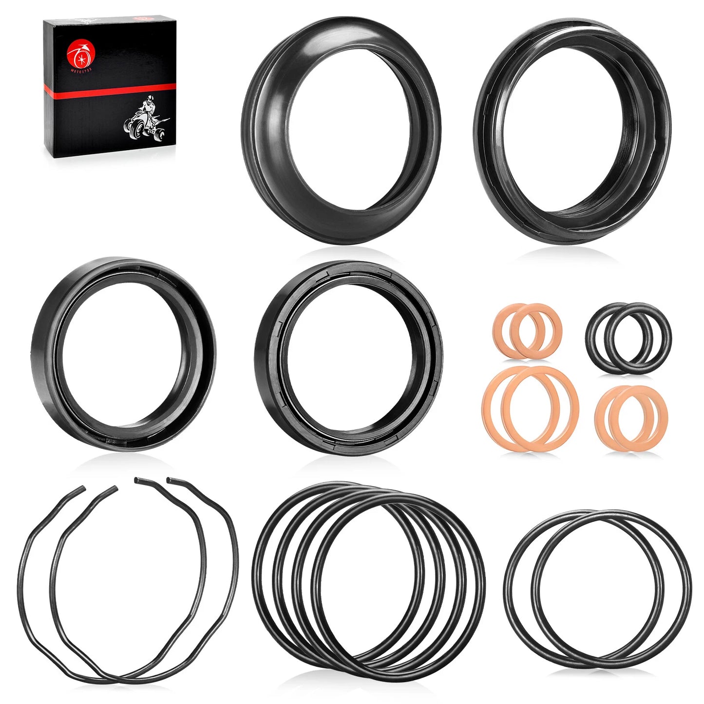 New Fork Dust Oil Seals Kit for Suzuki GSX-R600/GSX-R750/GSF1200/RF900R