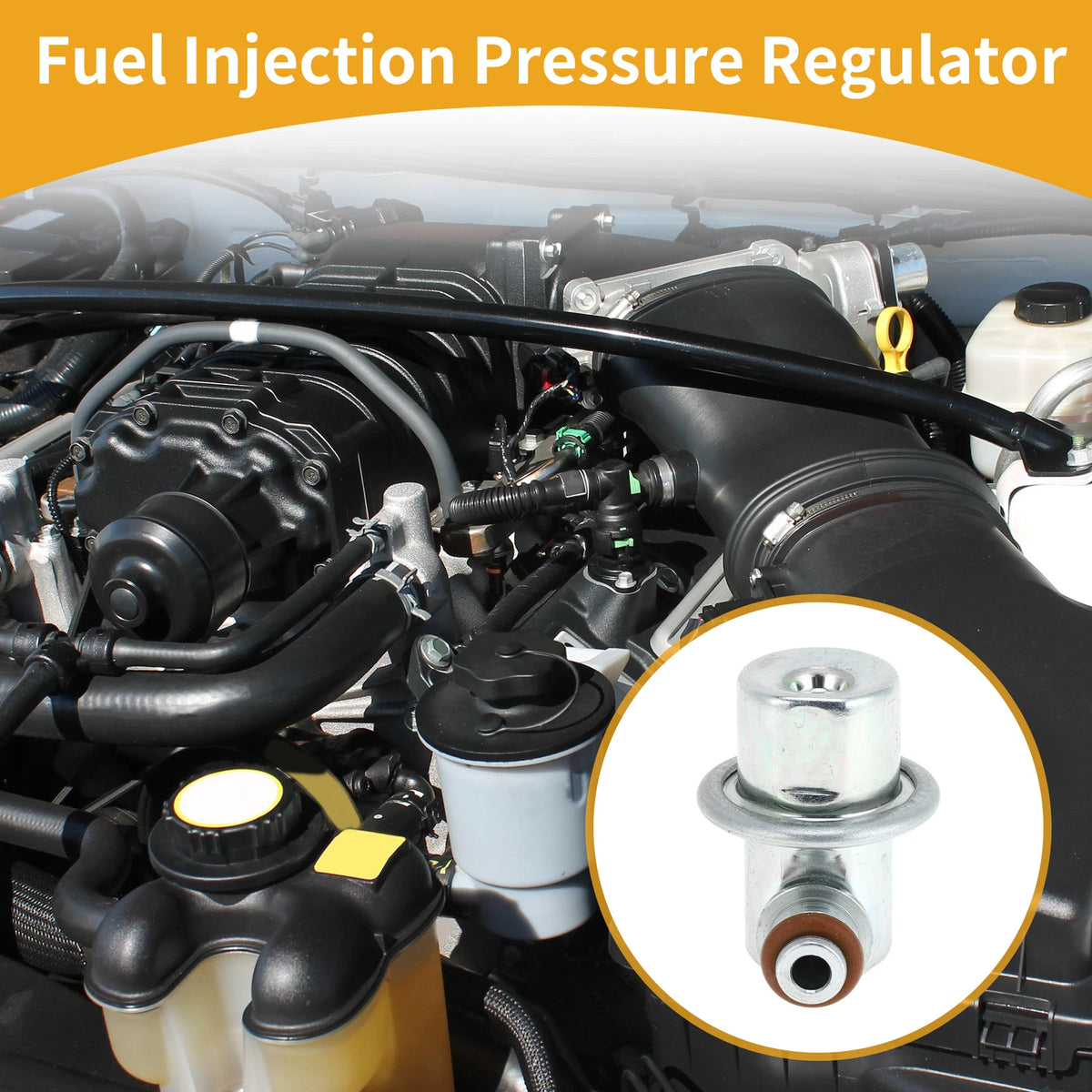 Fuel Pressure Regulator 1 Pc for Kia Sephia Spectra 1.5L 1.6L (1998)