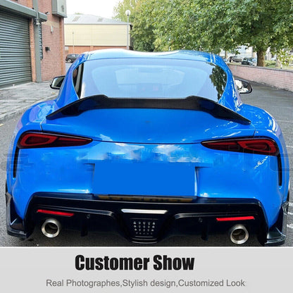 Rear Trunk Spoiler Wing Lip Carbon Black for Toyota GR Supra (2020-2024)