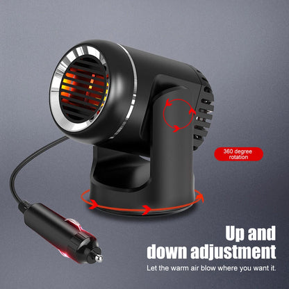 24V Electric Car Heater Portable Fan 360�� Defroster for Truck