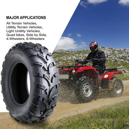 25x8-12 WANDA Front ATV UTV Tire 6 Ply for Quad Buggy Go Kart