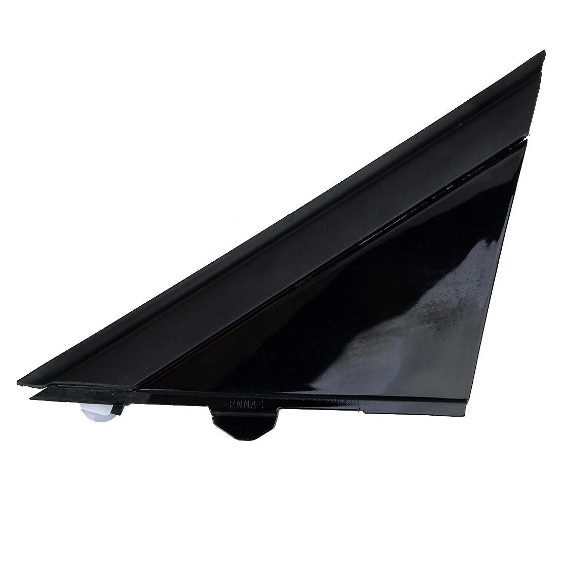 Gloss Black Left Door Mirror Cover for Fiat 500 (2012-2017)