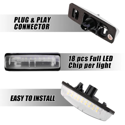 LED License Plate Lights for Lexus IS ES GS RX (2006-2023)
