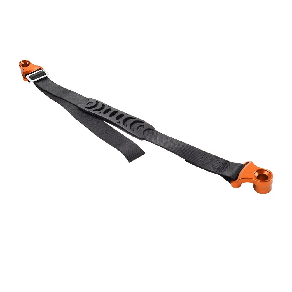 Orange Rear Seat Rescue Pull Strap Sling Belt for Honda & Suzuki Dirt Bike