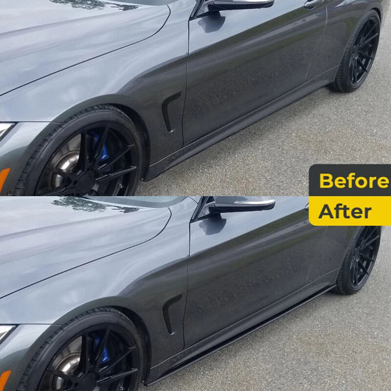Gloss Black Side Skirts Splitter Extension for BMW 3 Series E90 E92 E93 (2005-2013)