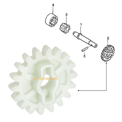 Oil Pump Driven Gear for Honda CRF250R CRF250X (2004–2017)