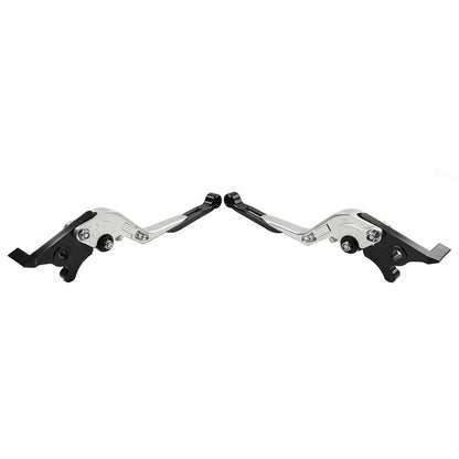 CNC Silver Extendable Brake Clutch Levers for Yamaha FJR 1300, XJR1300 (04-20)