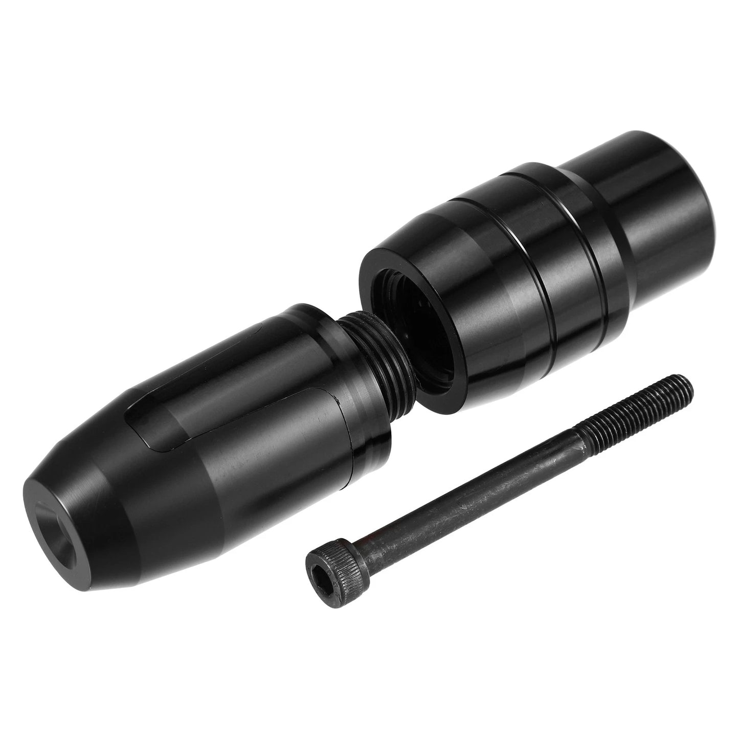 Black Motorcycle Frame Exhaust Slider Protector for BMW R1250 (2019-2023)
