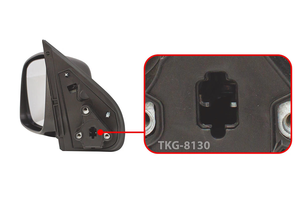 LH Manual Side View Mirror for Isuzu D-Max 2003-2011 (2003-2011)