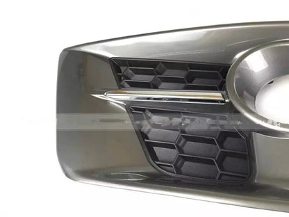 2 x ABS Chrome Front Fog Light Lamp Covers for Lexus LX570 (2013-2015)