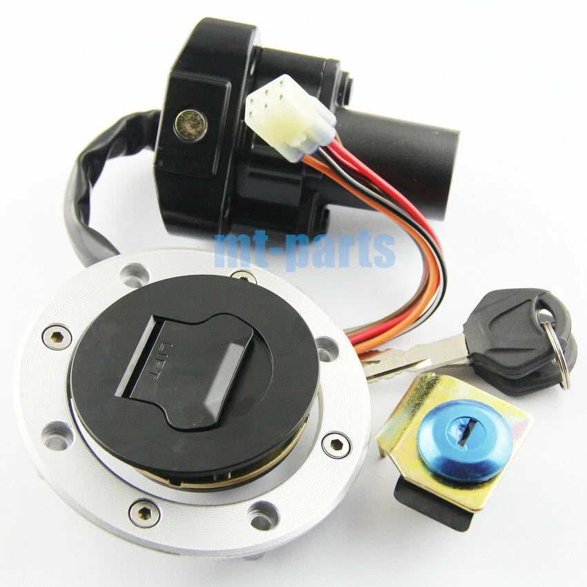 Ignition Key Switch & Fuel Tank Cap Set for Suzuki GSX1300R Hayabusa (2001-2007)