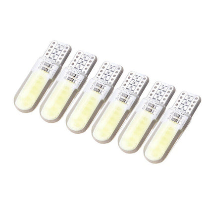 6pc T10 194 W5W COB 2835 SMD 12LED Car License Light Bulbs for Vehicles