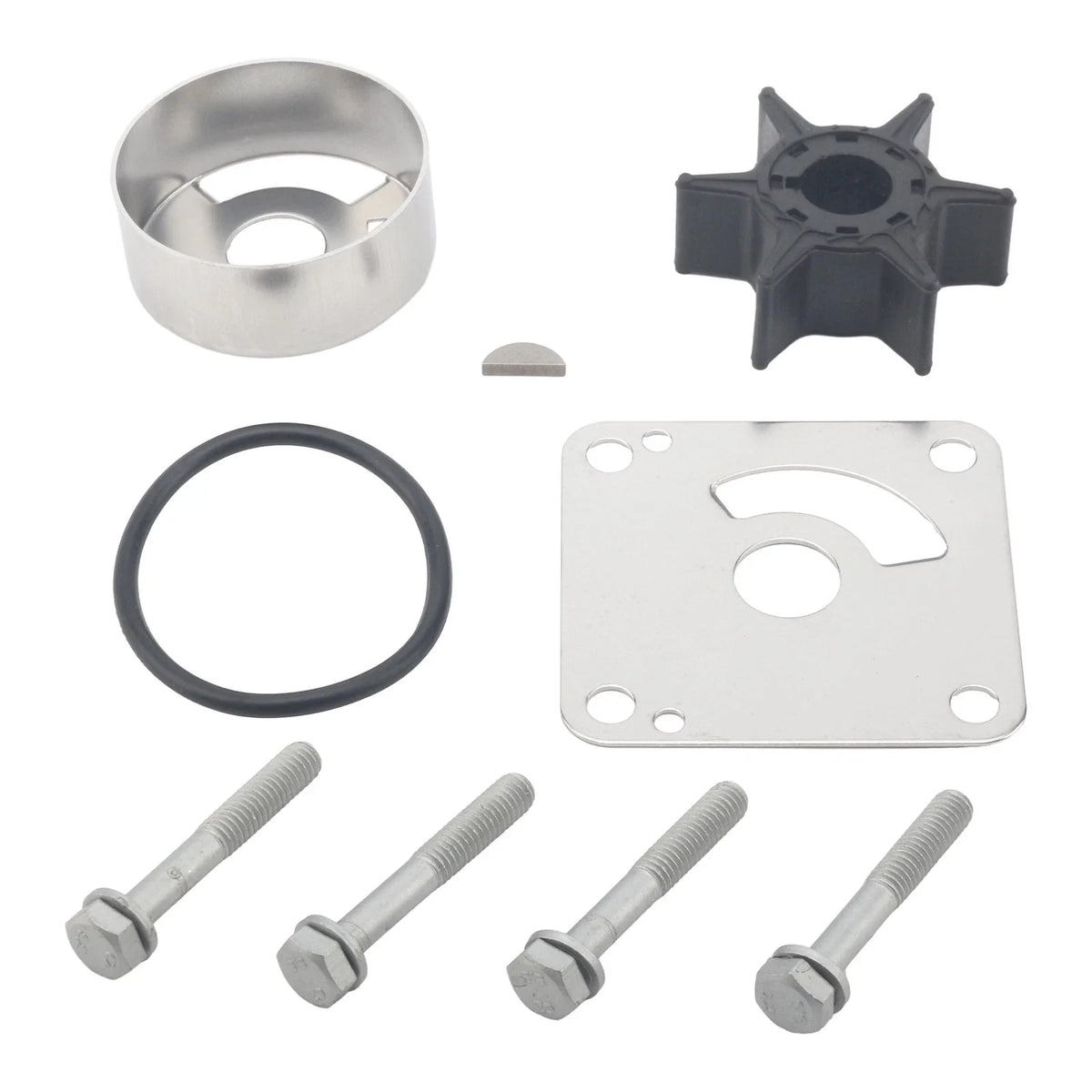 Water Pump Impeller Kit for Yamaha 20-25HP 2-Stroke Outboard (1996-2006)
