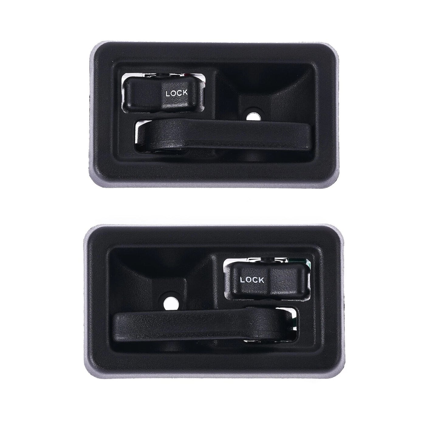 2 x Inner Door Handles Black for Jeep Wrangler TJ (1996-2007)