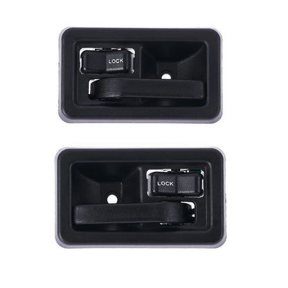 2 x Inner Door Handles Black for Jeep Wrangler TJ (1996-2007)