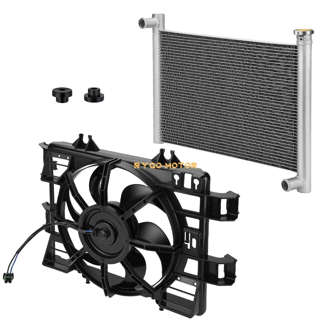 Aluminum Radiator + Cooling Fan Assembly for Polaris Sportsman 550 850 (2009–2025)