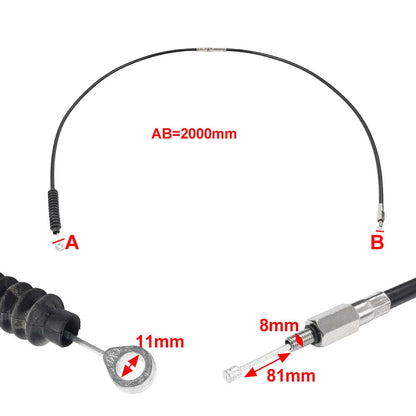 Clutch Cable for Harley Touring Electra Street Glide Road King (2008-2016)