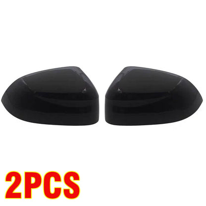 2 x Gloss Black Mirror Cover Cap for BMW X3 X4 X5 X6 (2018–2022)