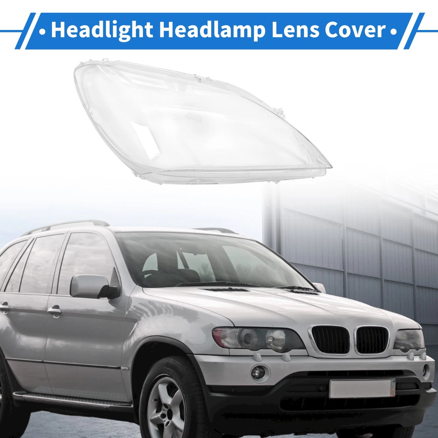 1 Pc Front Right Headlight Lens Cover for BMW 6 Series M6 (2010-2015)
