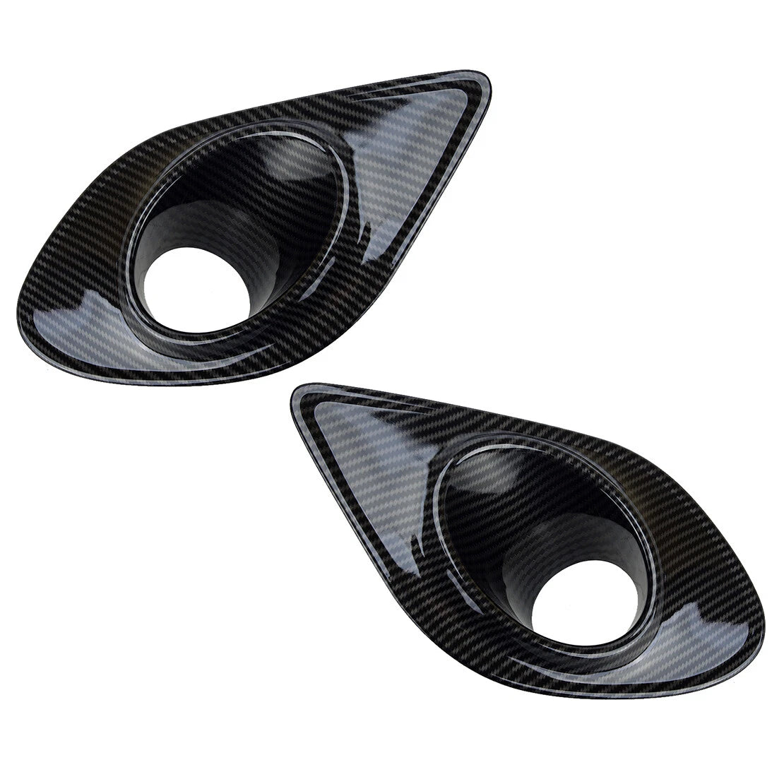 Front Bumper Fog Light Trim Covers for Dodge Charger (2015-2022)