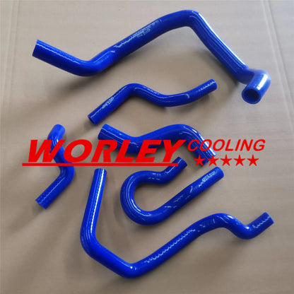 Silicone Radiator & Heater Hose Kit 6 x Blue for Honda Civic D15/16 EG/EK (92-00)