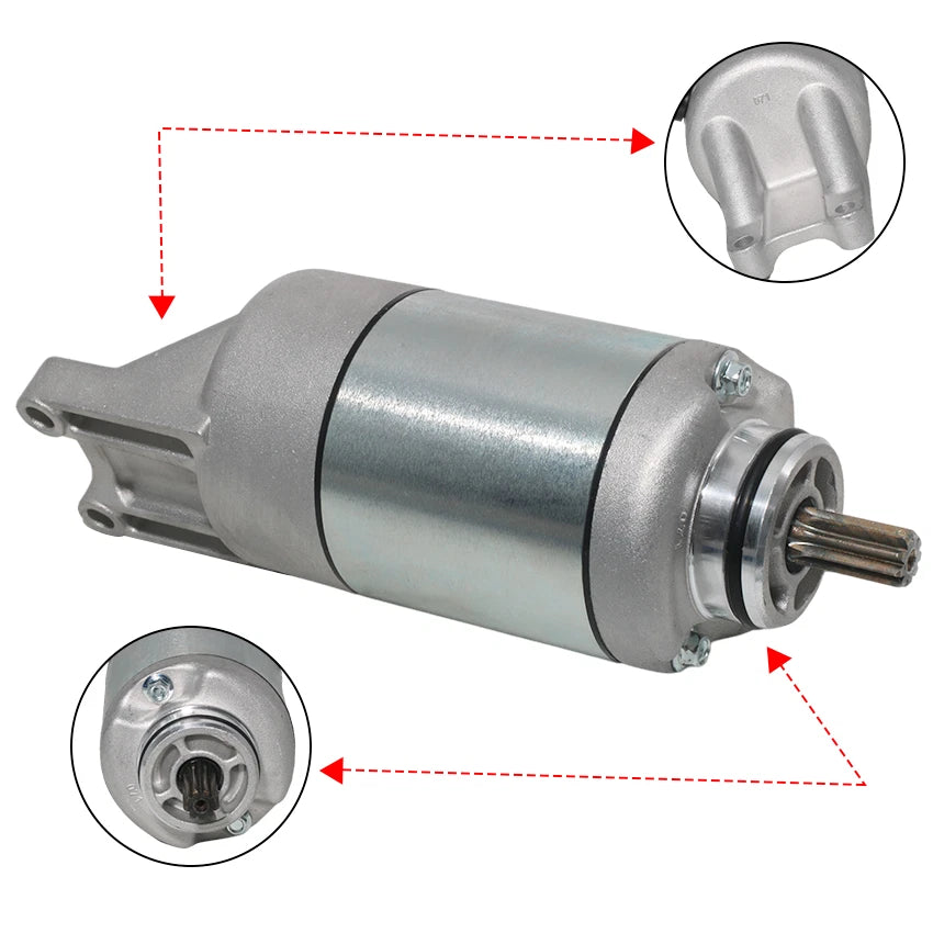 Starter for Suzuki RF600, RF900R, GSX-R600W, GSX-R750W, GSX-R1100W (94-97)