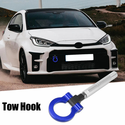 Tow Hook Screw On Round Trailer Ring for Toyota Avanza Blue