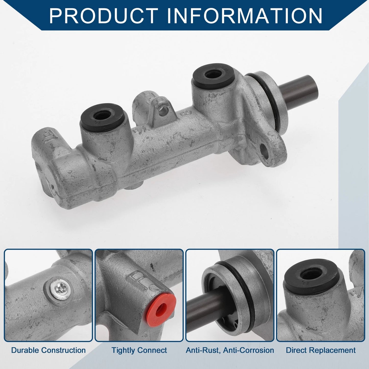 Brake Master Cylinder for Kia Sephia (1996-1997) Aluminum Alloy 1 Pc
