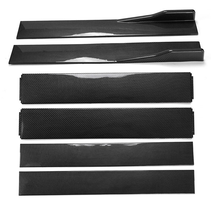 Carbon Black Side Skirt Lip for Infiniti Q50 Q60 Q70 G25 G37 (2014-2023)