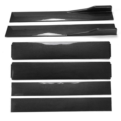 Carbon Black Side Skirt Lip for Infiniti Q50 Q60 Q70 G25 G37 (2014-2023)