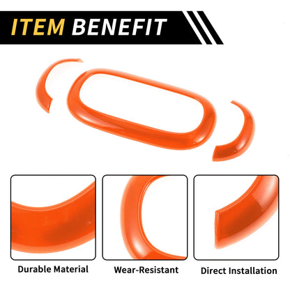 Front Rear Roof Reading Light Trim Cover for Jeep Wrangler JK (2007-2018)