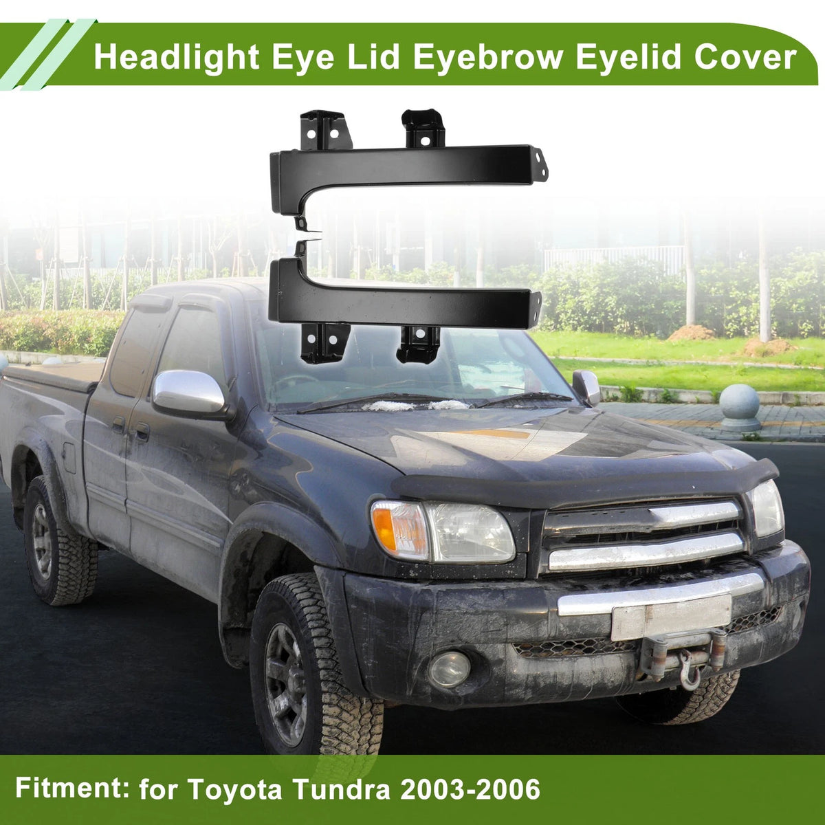 Headlight Eyebrow Cover for Toyota Tundra (2007-2021)