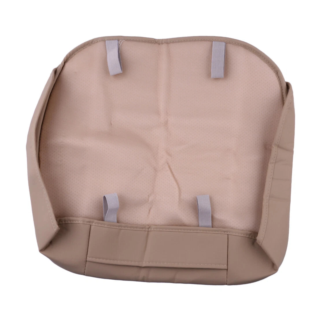 Beige Driver Seat Button Cover Cushion Protector for Universal Cars