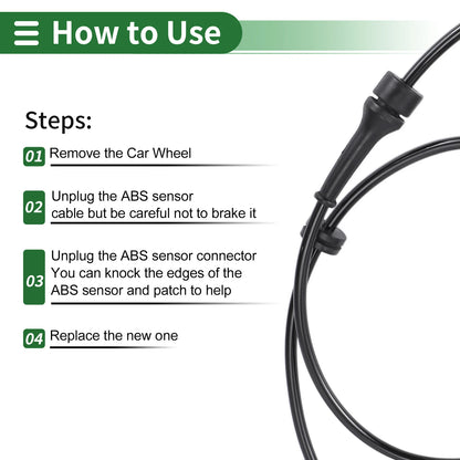 ABS Wheel Speed Sensor for Infiniti QX4 Front Left