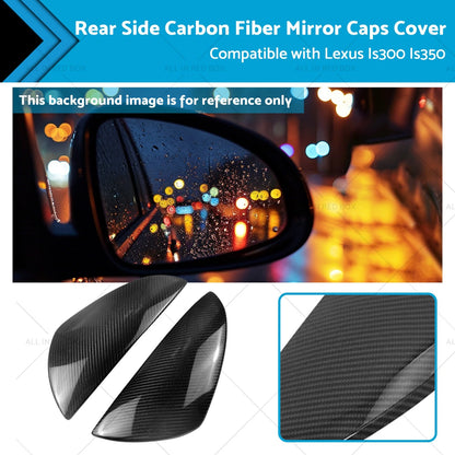 Carbon Fiber Mirror Caps Cover for 21-22 Lexus IS300 IS350 (2021-2022)