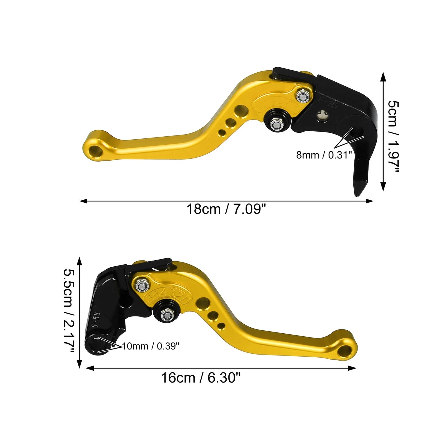 Folding Brake Clutch Levers  for Suzuki GSXR 600 750 (2006-2019)