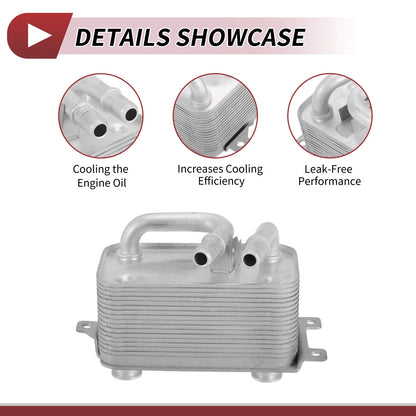 Engine Oil Cooler for BMW 525i E60 L6 2.5L (2004-2005) 1 Pcs
