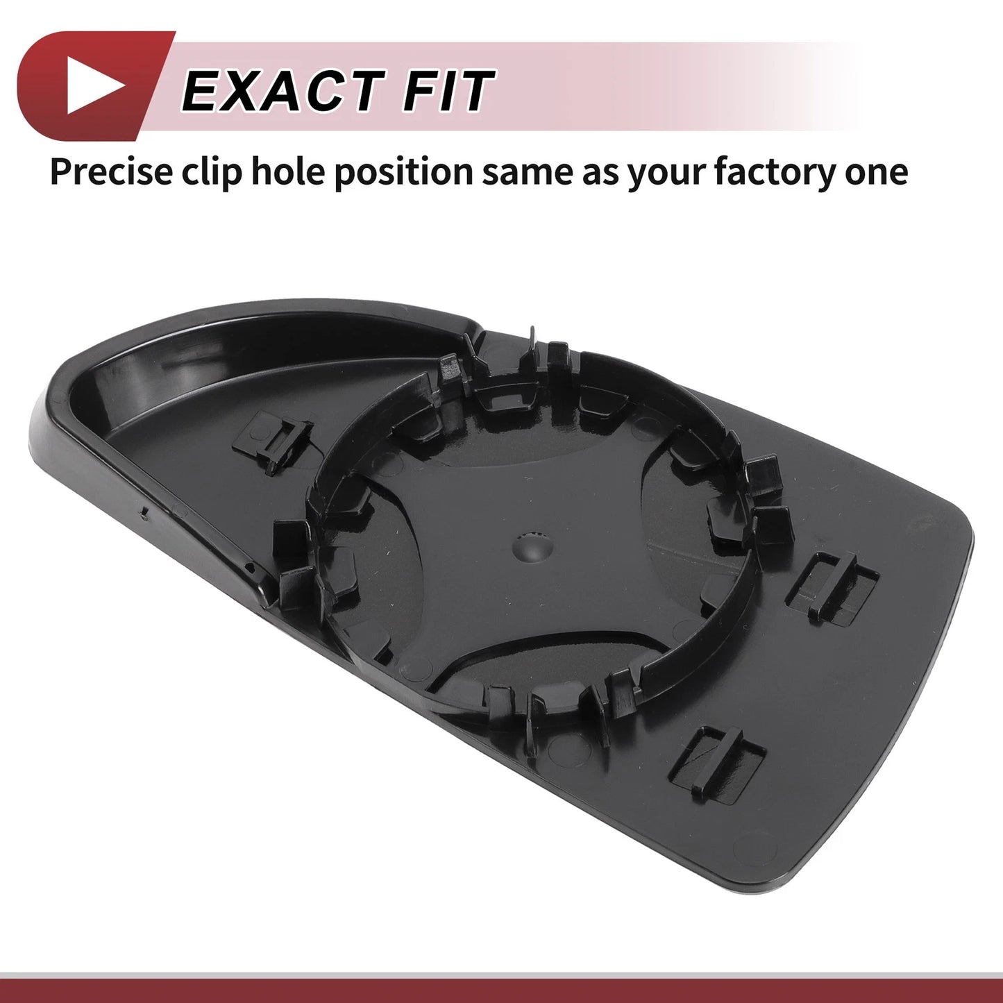 Right Passenger Side Mirror Glass Replacement for Chevrolet Impala