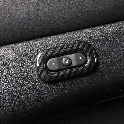 Carbon Fiber Seat Switch Cover Trim for Jeep Grand Cherokee (2011-2020)