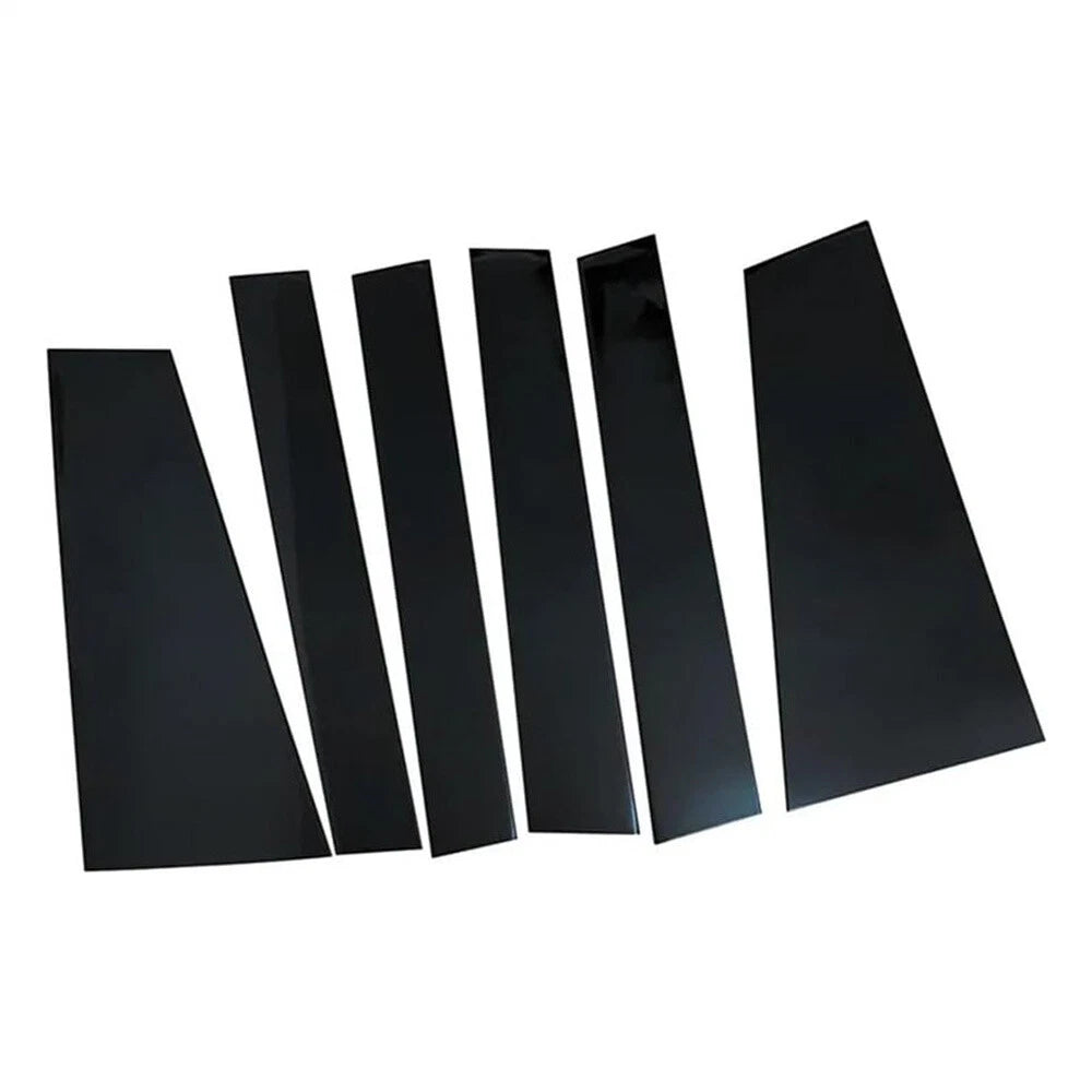 6 x Window Pillar Posts Door Trim Covers for 2021-2024 Toyota Sienna