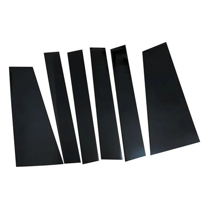 6 x Window Pillar Posts Door Trim Covers for 2021-2024 Toyota Sienna