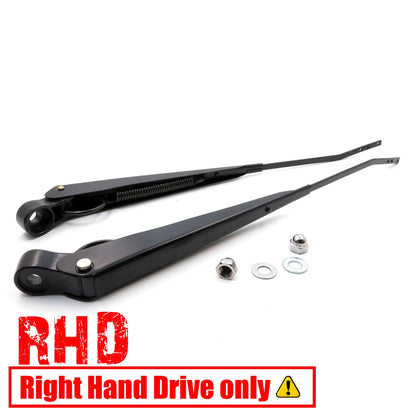 Black Wiper Arm x2 for Toyota Corolla Sedan 1974-1981