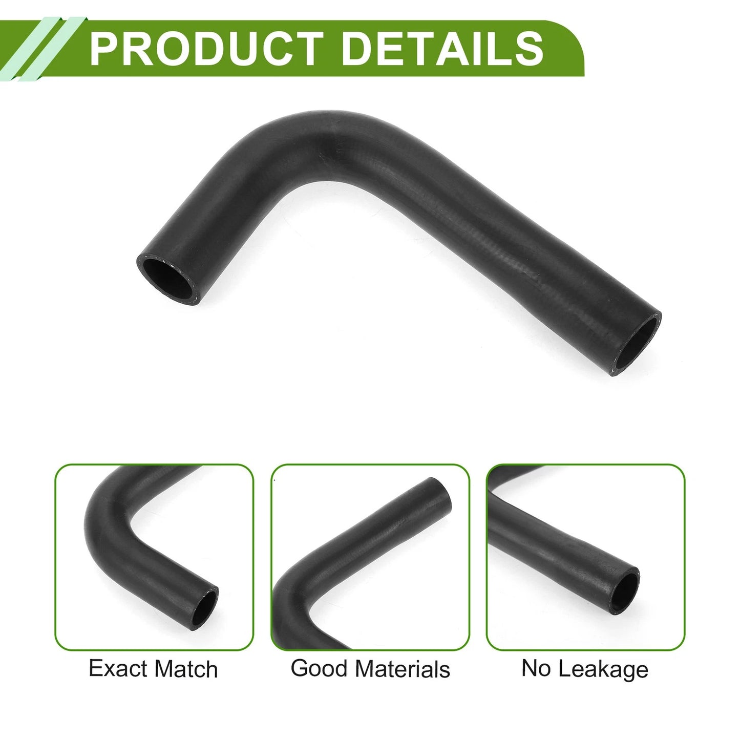 Radiator Coolant Hose for Toyota Corolla iM 2017-2018 Rubber Black