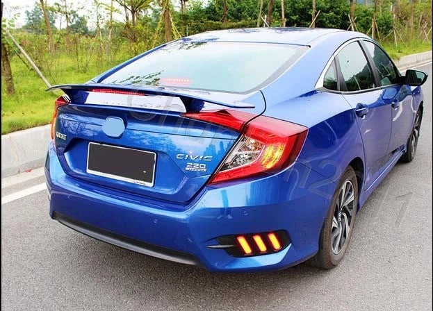 Factory Style Spoiler Wing ABS for Honda Civic Sedan 2016-2021