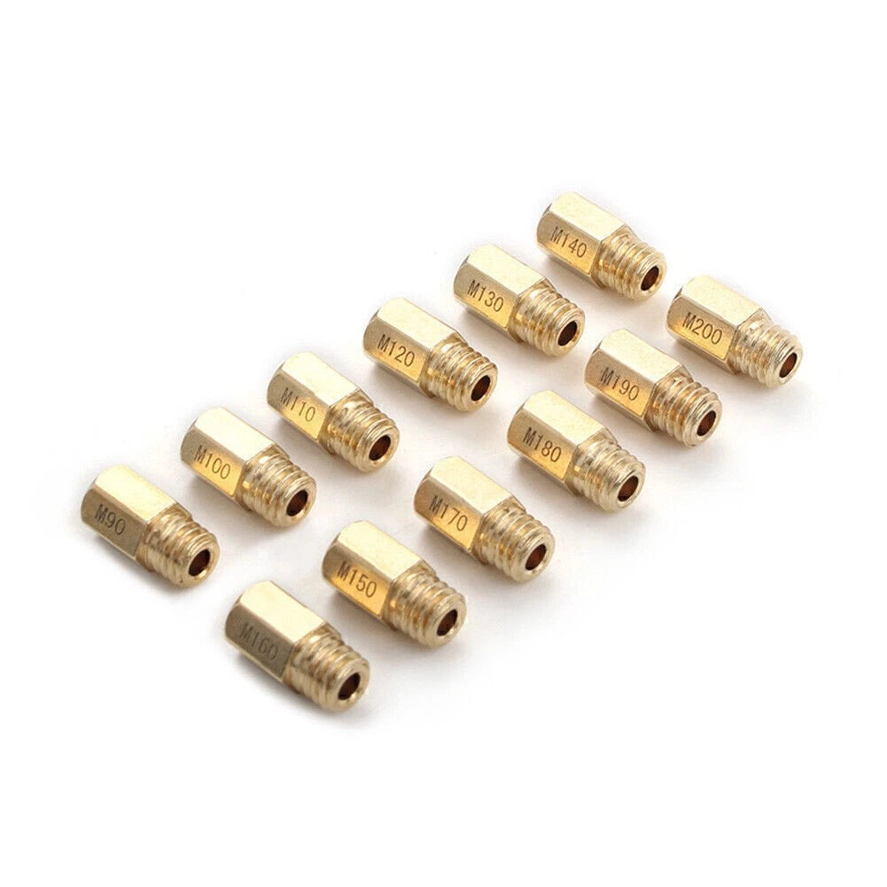 12 x Carburetor Main Jets for Mikuni VM TM Carb (90-200) Motorcycle Parts