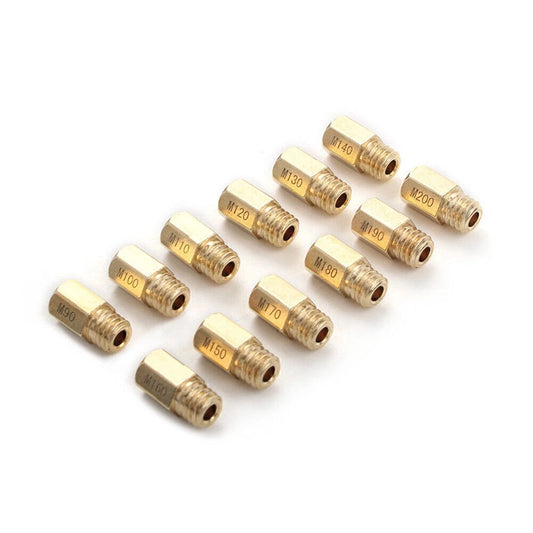 12 x Carburetor Main Jets for Mikuni VM TM Carb (90-200) Motorcycle Parts
