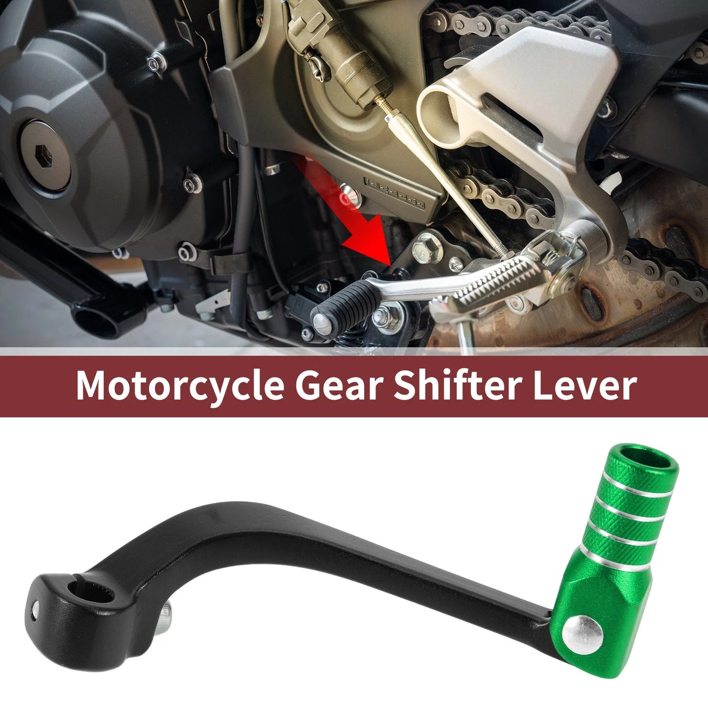 2x Folding Motorcycle Gear Shifter Lever for Honda CRF110F (2013–2018)